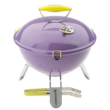 Landmann Holzkohle - Kugelgrill Piccolino, Violett (Lavendel), x x 41 cm im Sale